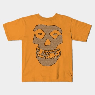 Crimson Ghost - Brown Halloween Pumpkins Kids T-Shirt